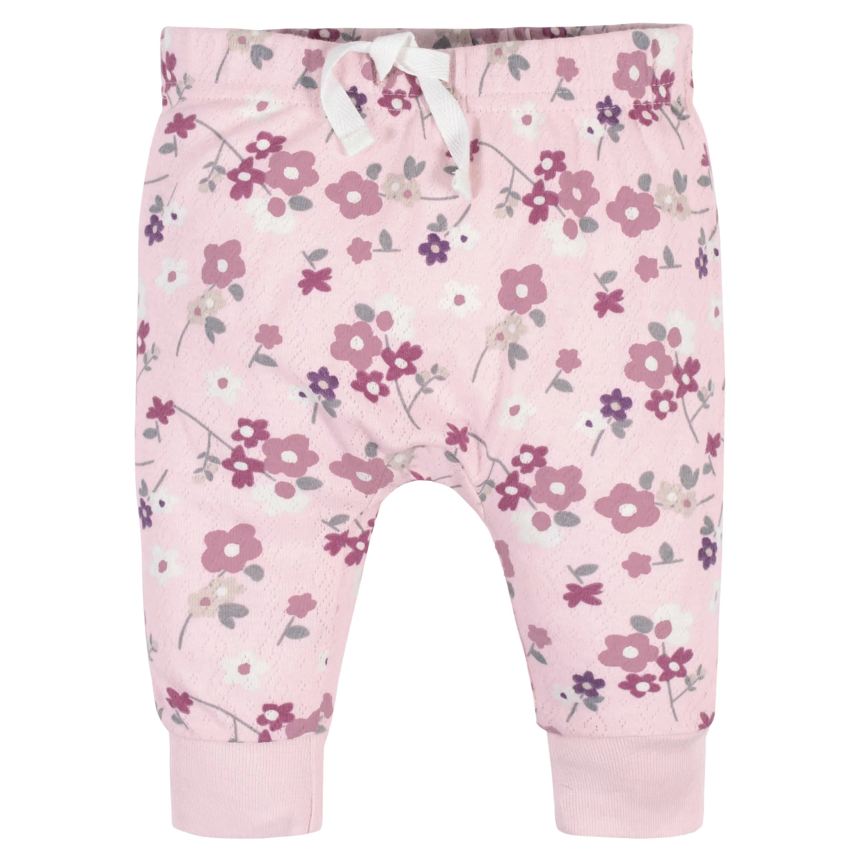 2-Pack Organic Baby Girls Wild Flower Pants