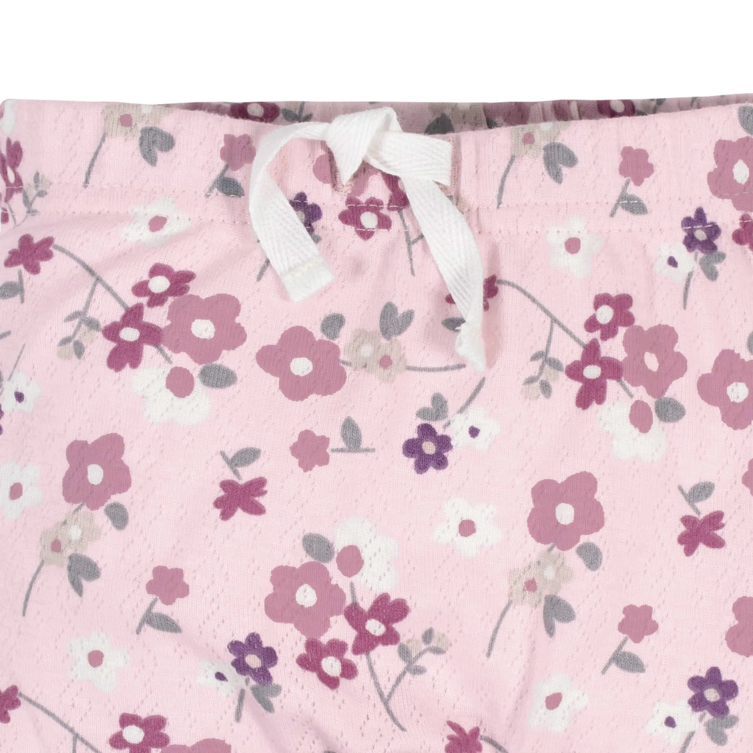 2-Pack Organic Baby Girls Wild Flower Pants