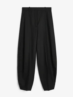 Black high waisted trousers