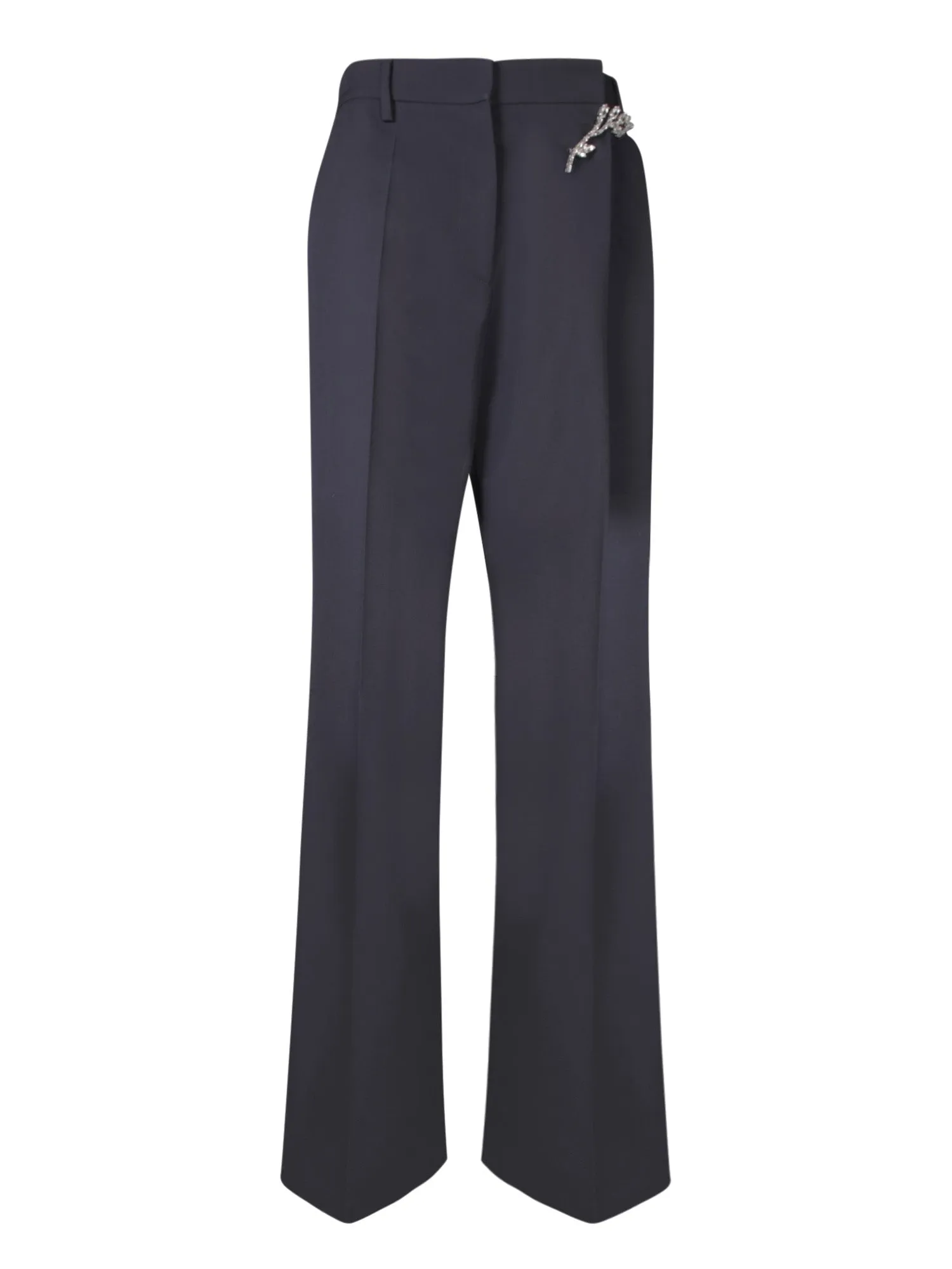 Blue Gabardine Trousers