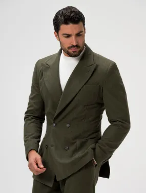 CALEB FLANNEL BLAZER IN GREEN