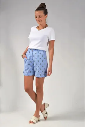 Ditsy Floral Linen Shorts