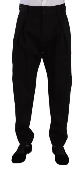 Dolce & Gabbana Elegant Slim-Fit Cotton Trousers