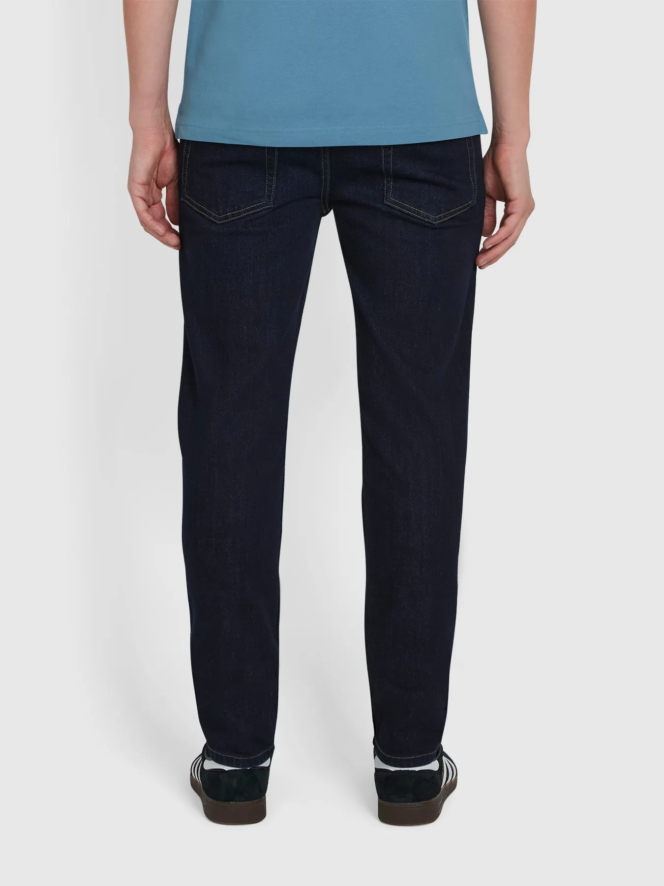 Drake Skinny Fit Jeans In Rinse Denim