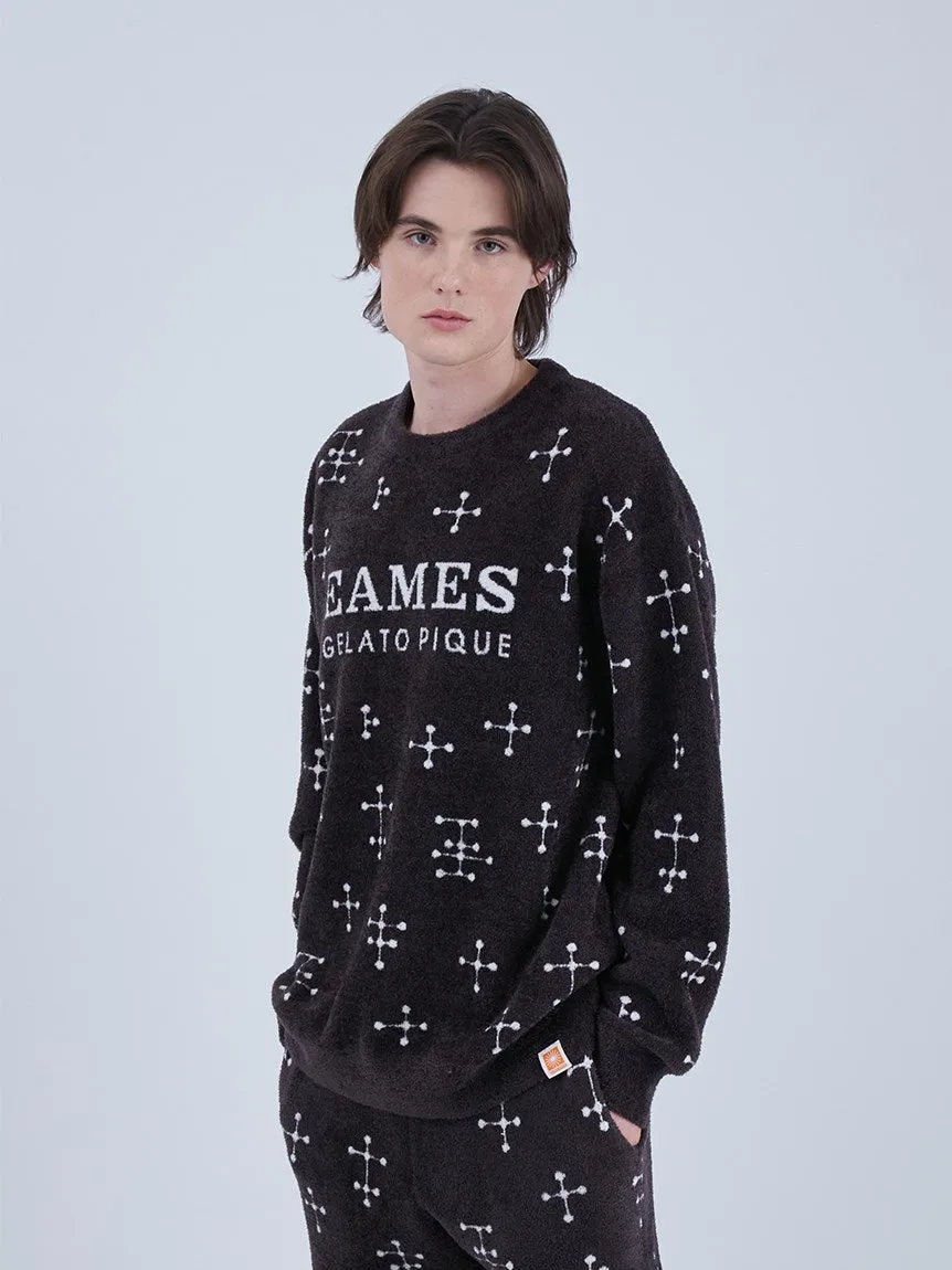 EAMES MENS Smoothie Jacquard Mens Pullover Sweatshirts