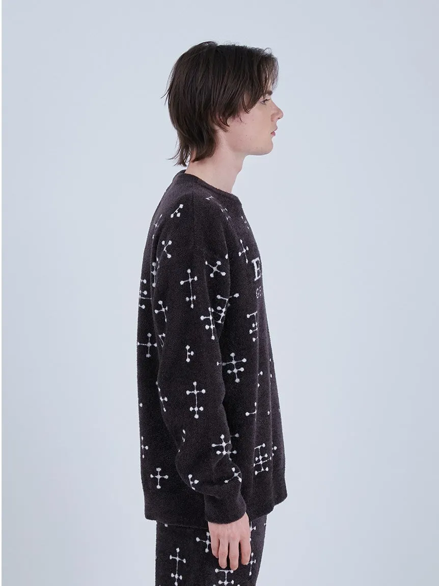 EAMES MENS Smoothie Jacquard Mens Pullover Sweatshirts