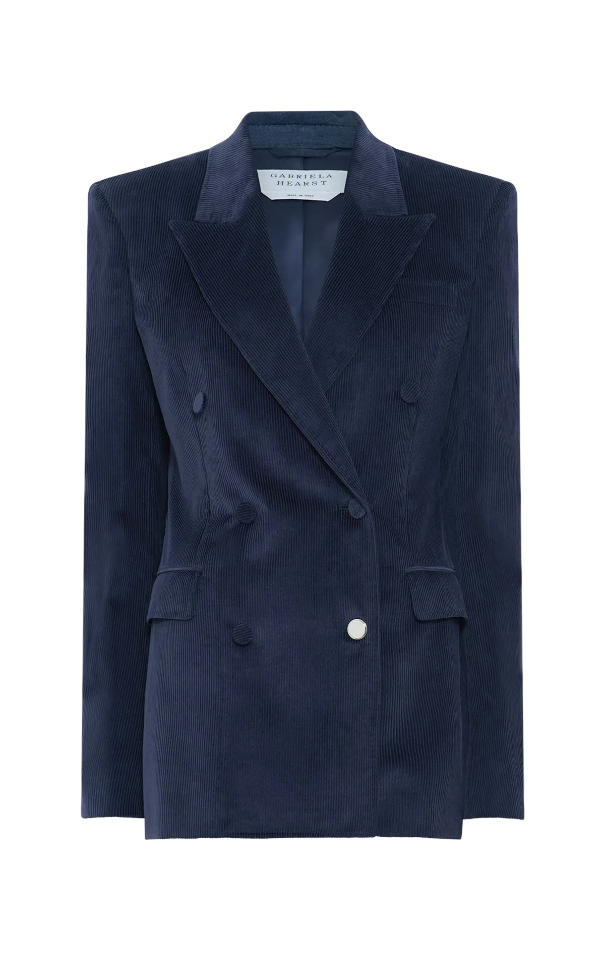 Gavin Blazer in Dark Navy Sea Island Cotton Corduroy