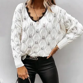 Julia Fashion - Women Fashion Long Sleeve Pullovers Tops