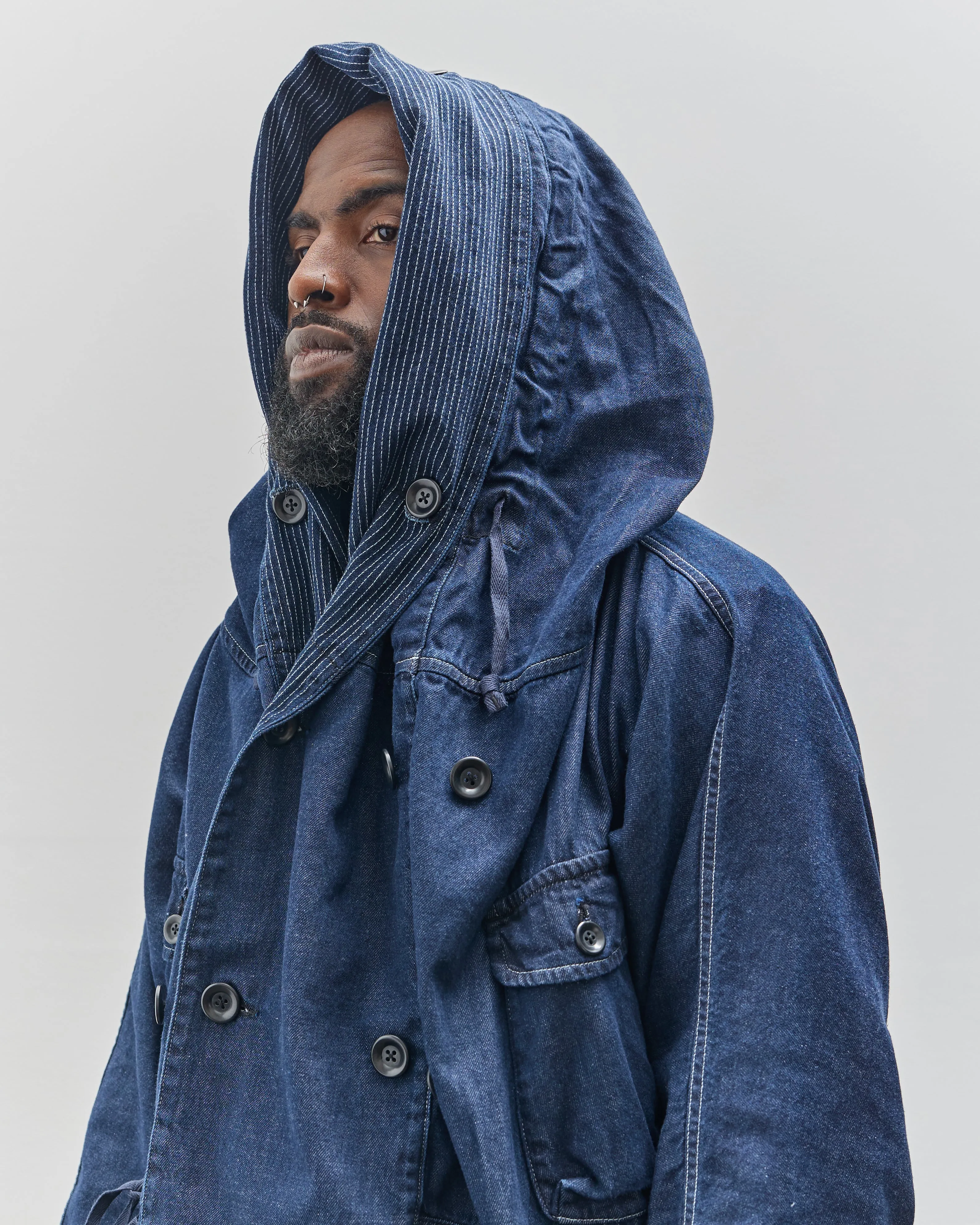 Kapital 10oz Denim Ring Coat, Indigo