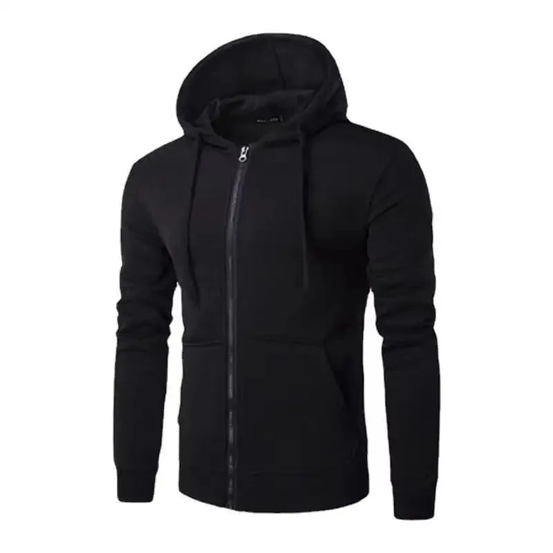 Men's and Women's Solid Color Pocket Hoodies Sports Fitness Sweatshirts Fashionable Casual Pullovers Multi Color