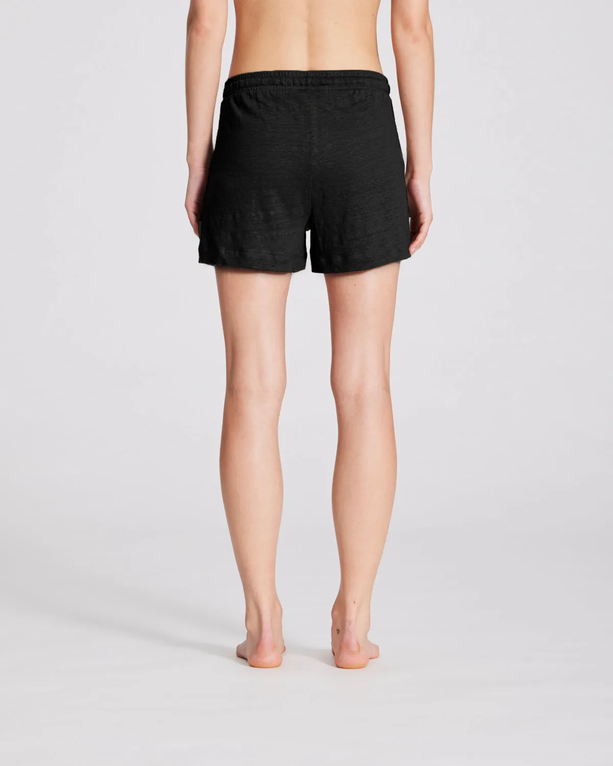 Mimi Linen Shorts - Black