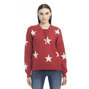 Paige Stars Frilled Hem Sweater