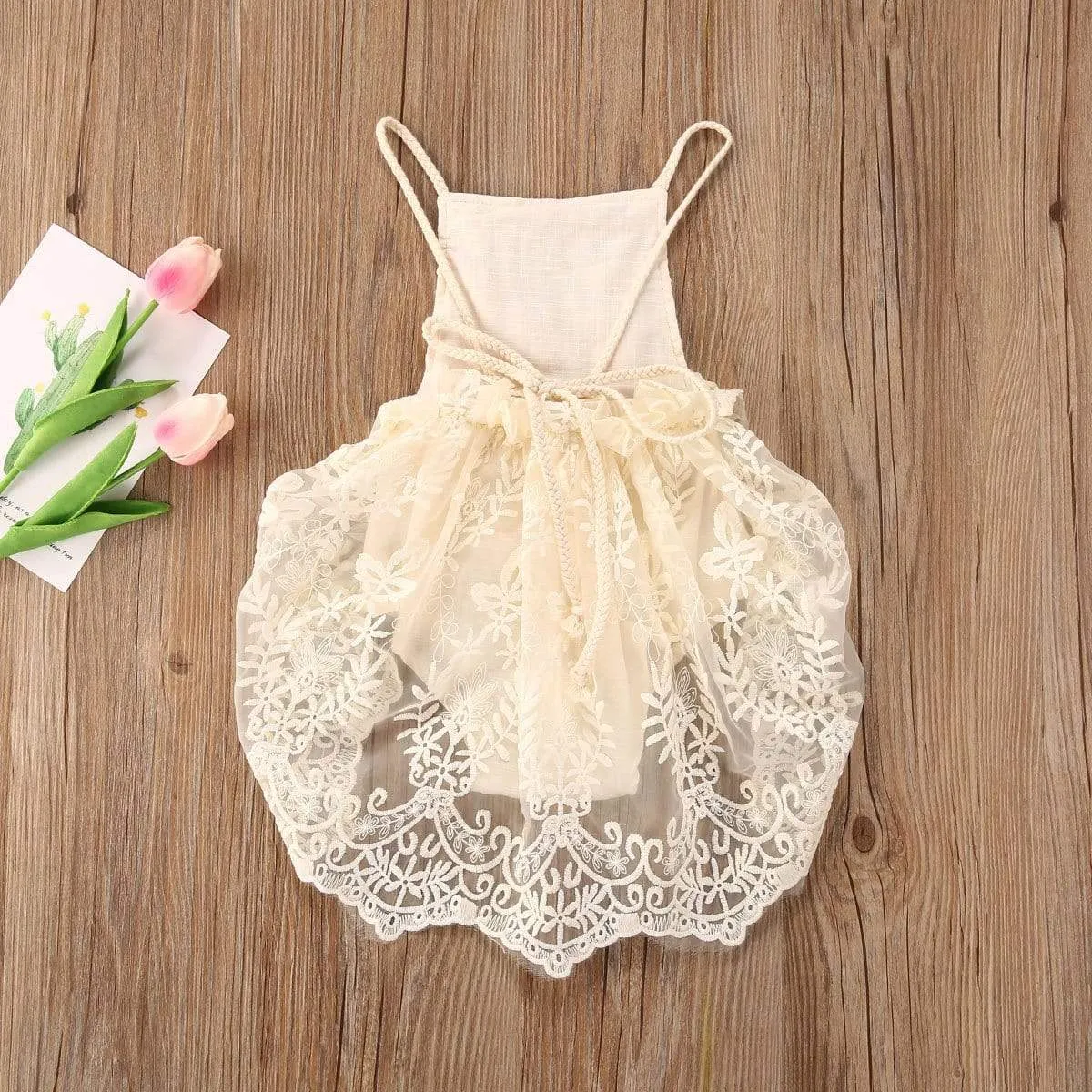 "Elise-Marie" Lovely Lace Romper (2 Designs)