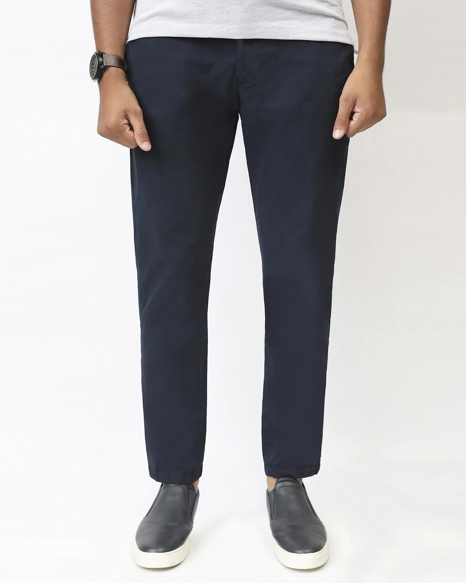 Side Pockets Skinny Pants