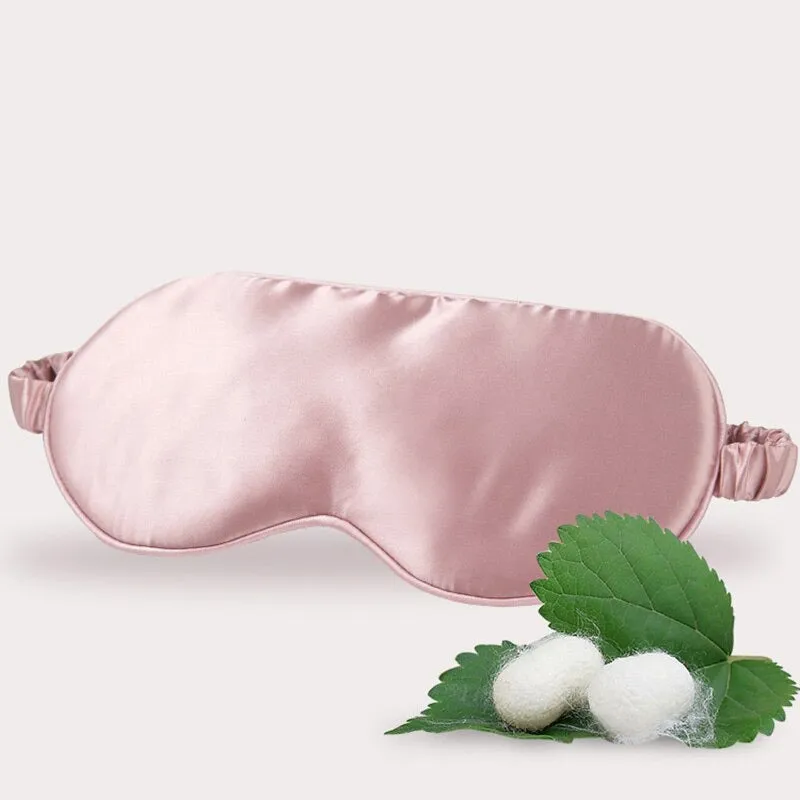 Silk Wrapped Elastic Sleep Eye Mask Headbands