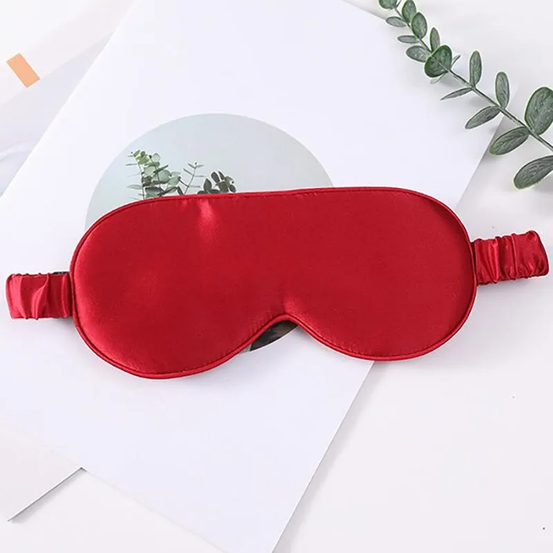 Silk Wrapped Elastic Sleep Eye Mask Headbands