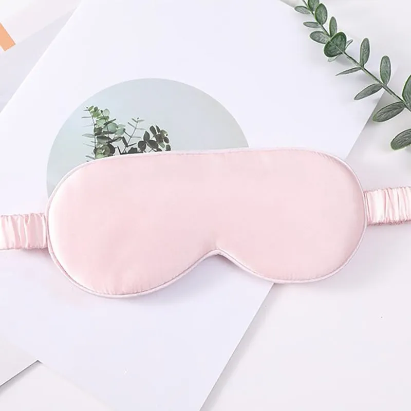 Silk Wrapped Elastic Sleep Eye Mask Headbands