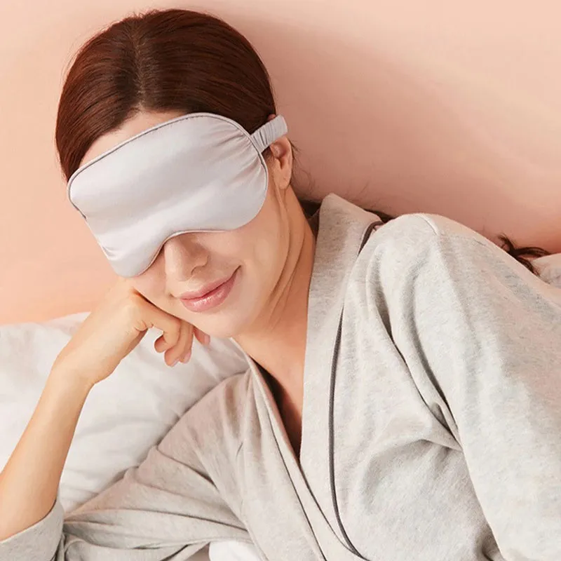 Silk Wrapped Elastic Sleep Eye Mask Headbands