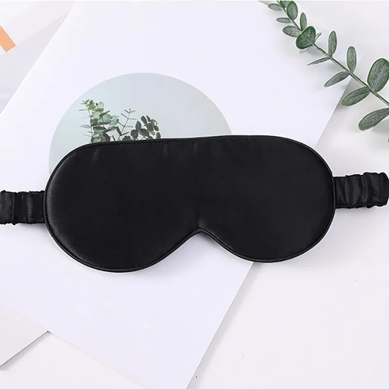 Silk Wrapped Elastic Sleep Eye Mask Headbands