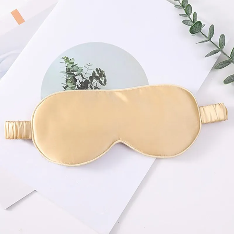 Silk Wrapped Elastic Sleep Eye Mask Headbands