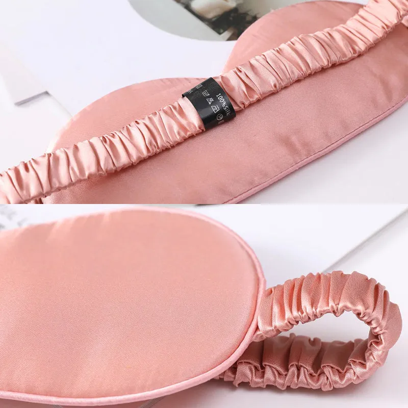 Silk Wrapped Elastic Sleep Eye Mask Headbands