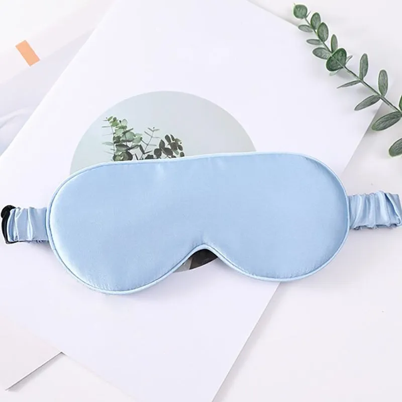 Silk Wrapped Elastic Sleep Eye Mask Headbands