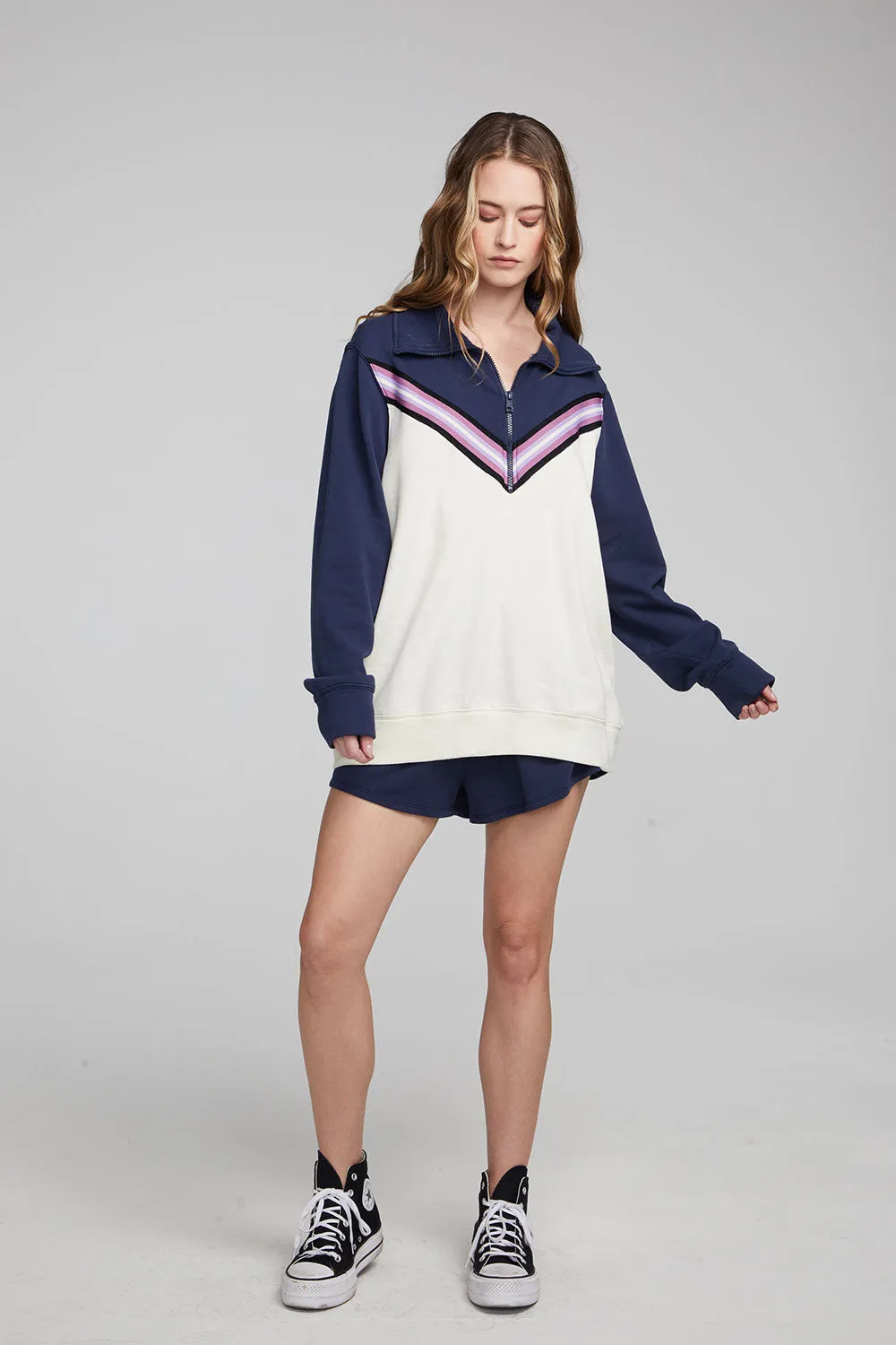 Stevie Almond Mood Indigo Pullover