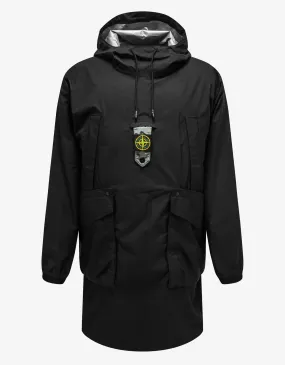 Stone Island Black Ripstop Gore-Tex Down-TC Packable Parka