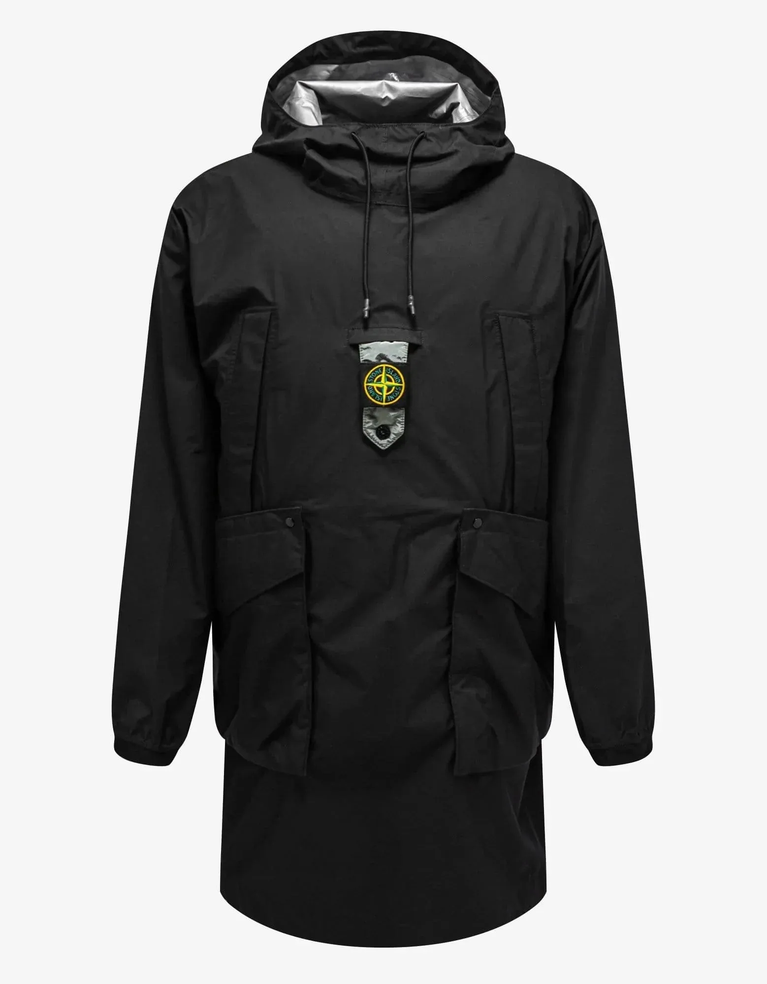 Stone Island Black Ripstop Gore-Tex Down-TC Packable Parka