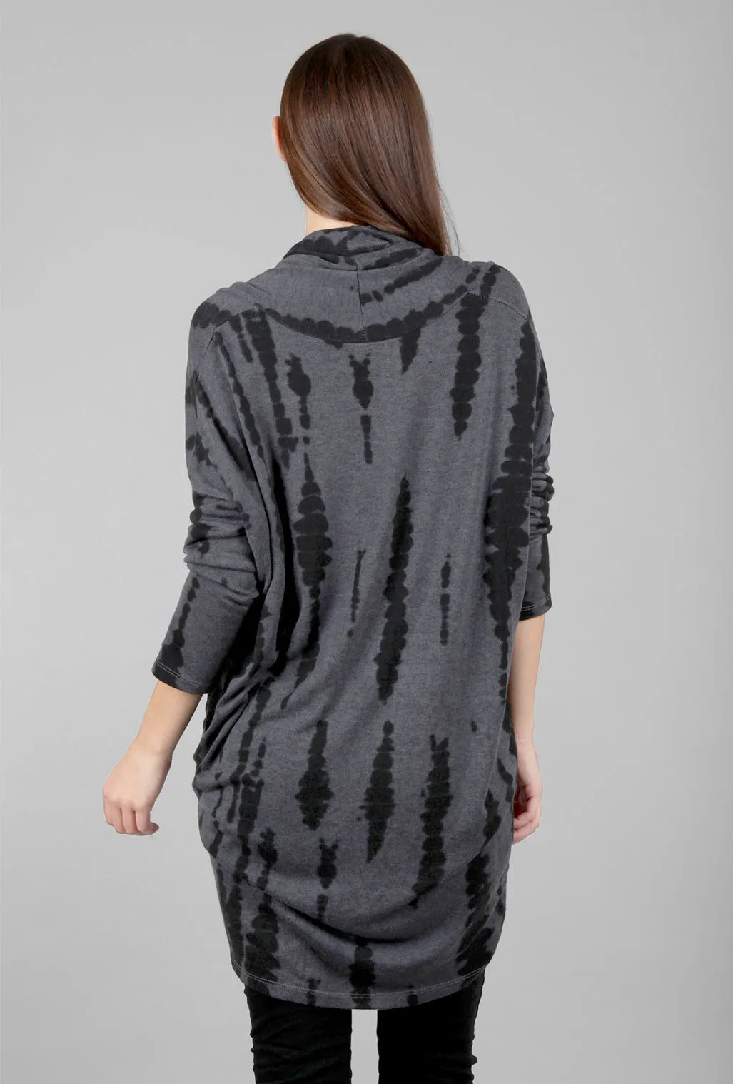 Sweater Wrap Tunic, Gray