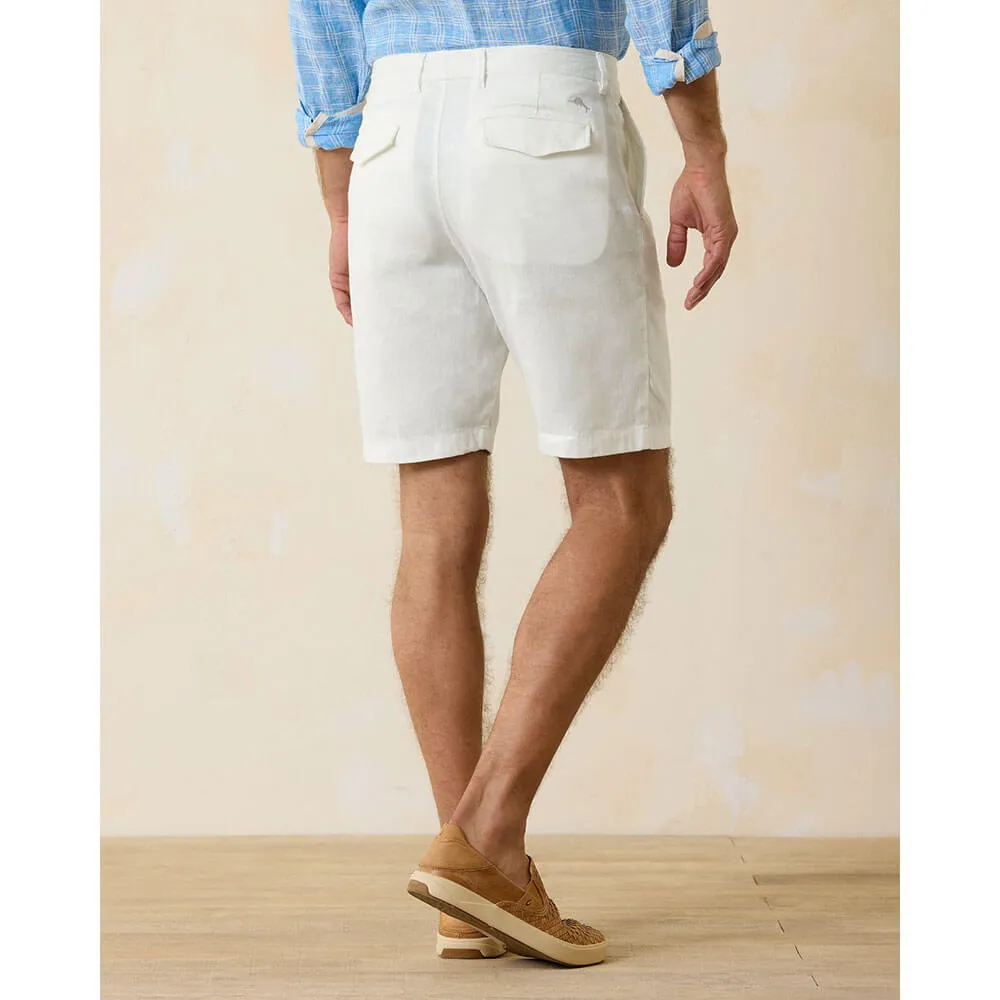 Tommy Bahama 10-Inch Beach Coast Linen Flat Front Shorts - Continental