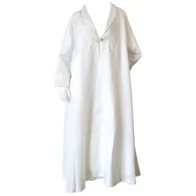 Vintage White Oversized Opera Coat